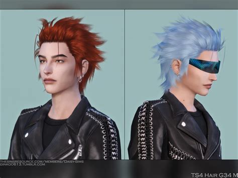 Spike Anime Hair Mods Sims 4 Platesafas