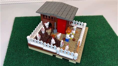 How To Build A Custom Lego Chicken Coop For Your Lego Farm Youtube