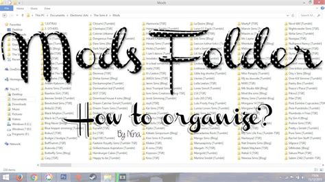 Sims 4 How To Organize The Mods Folder Como Organizar A Pasta Mods