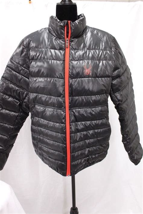 Spyder Primo Down Jacket Black Msrp 245 Puffer Coat New Tags Free Ship