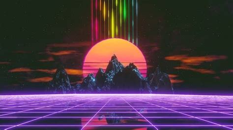 I Will Produce Synthwave Retrowave Lofi Synthwave Landscape Background