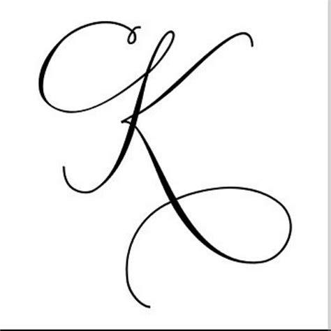 K Letter Hand Lettering Alphabet Tattoo Lettering Fonts Tattoo
