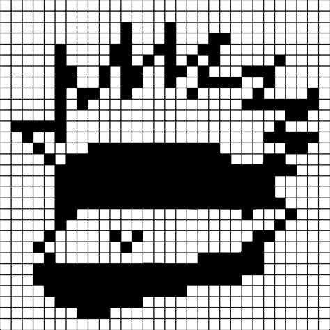 Gojo pixels crochet pattern en 2024 Dessin pixel Idée de dessin