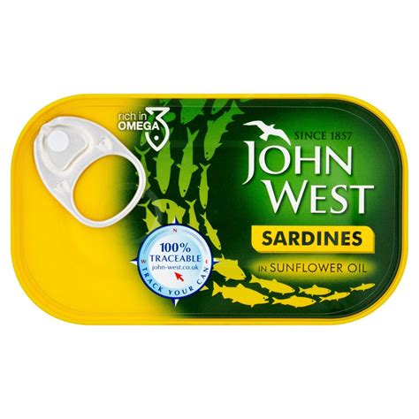 John West Sardines In Sunflower Oil 120g British Online