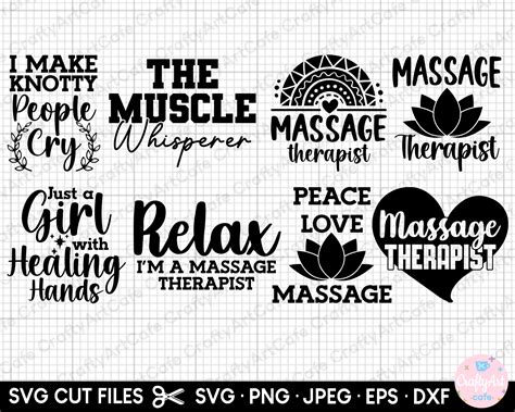 Massage Svg Massage Png Massage Therapist Svg Png Cricut Cut Etsy Uk