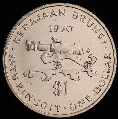 The values in the exchange rate column provide the quantity of foreign currency units that can be purchased with 1 brunei dollar based on recent exchange rates. Brunei, 1 ringgit (dollar) 1970 - proof | ebuy.dk