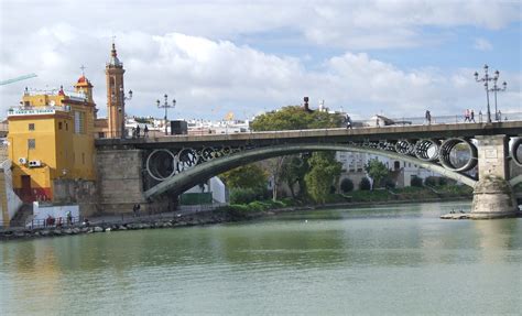 Sevilla Puente De Triana Triana Bridge Also Known As Isa Flickr