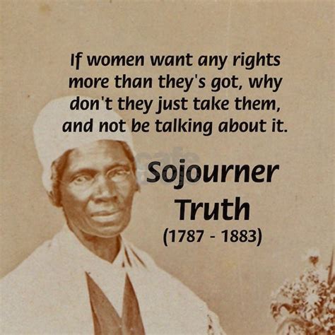 Feminist Sojourner Truth Tile Coaster By Famous Art Science Quotes