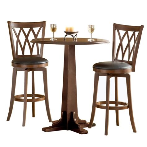 This chic can definitely meet your styling needs. Mansfield Brown Cherry 3-piece Pub Set - On Sale ...