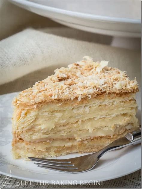 A Classic French Dessert Recipe Made With Flaky Layers Of Puff Pastry