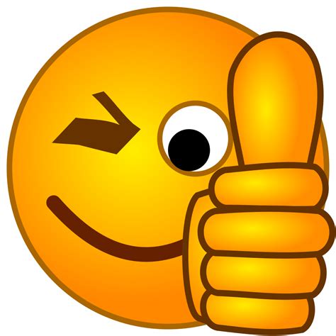 Thumb Signal Emoji Smiley Clip Art Thumbs Up Png Download 10241024