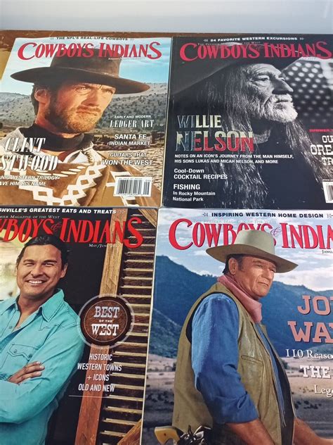 Cowboys And Indians Magazines Lot Of 7 Ebay