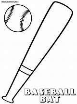 Baseball Bat Coloring Pages Colorings Print sketch template