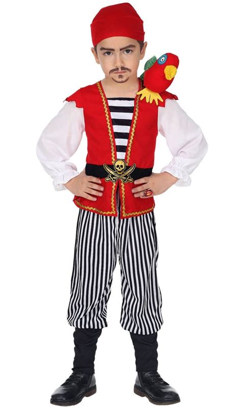 Jugar con disfraces durante todo el año es divertido y pedagógico, ya que fomenta su creativ Disfraz de Pirata con Loro para niño | Disfraz de pirata, Disfraz pirata niño, Disfraces de ...