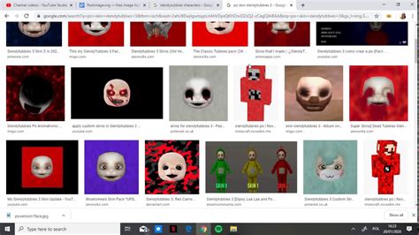 How To Get Any Slendytubbies Skin And Face For Free Youtube