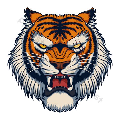 Harimau Hitam Putih Logo Kepala Harimau Keren Gambar Vrogue Co