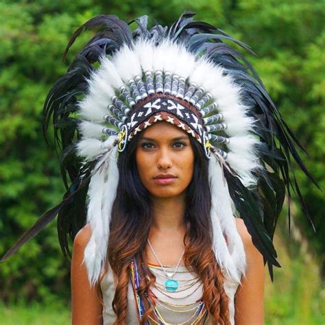 Buy Novum Crafts Feather Headdress Native American Indian Inspired Choose Color Online In