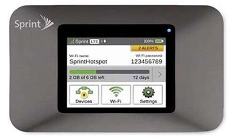 Zte Sprint Pocket Wifi 306zt Zte Mf975 Router Features Specs
