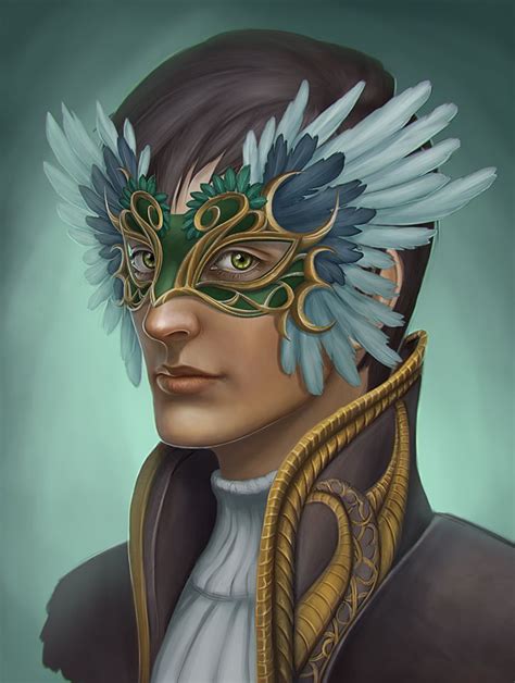 Masked By Vrihedd On Deviantart Fantasy Portraits Character Portraits