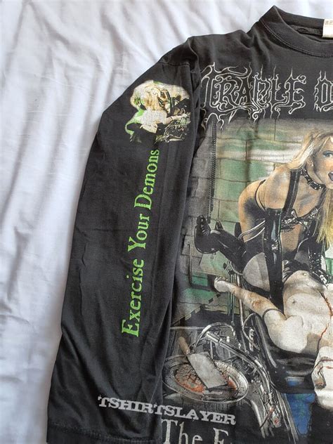 Cradle Of Filth Experimental Sex Files 1998 Longsleeve Tshirtslayer Tshirt And