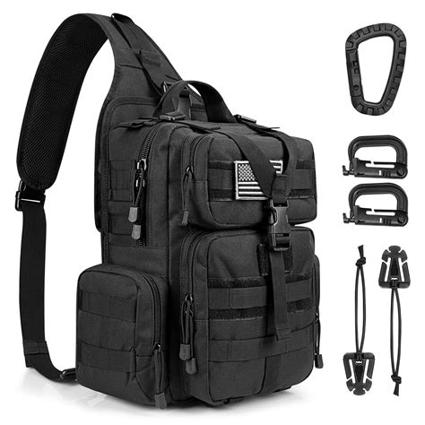 G4free Tactical Edc Sling Bag Backpack With Pistol Holster Military