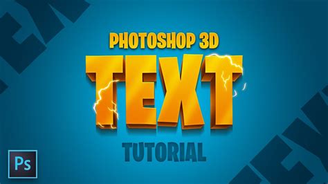 How To Make 3d Text In Photoshop Easy Tutorial By Edwarddzn Youtube