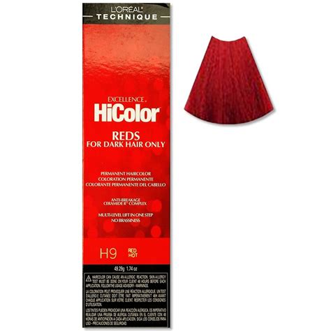L Oreal Hicolor H Red Fire Red Hair Colours Colourwarehouse