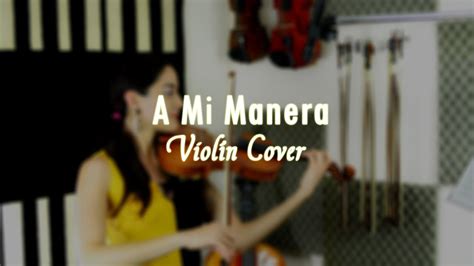 A Mi Manera Violín Cover Partitura Chords Chordify