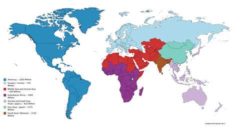 Regions World Map World Maps