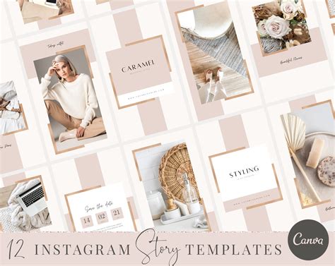 Instagram Story Template Nude Instagram Templates Canva Etsy My XXX Hot Girl