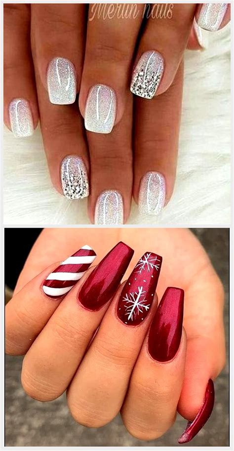 20 Simple Stylish Festive Christmas Nails To Copy This Season