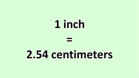 Convert Inch To Centimeter Excelnotes