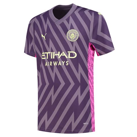 Manchester City Puma Goalkeeper Shirt 2023 24 Kids Ph
