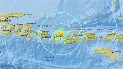 Usgs Magnitude 63 Earthquake Rocks Indonesias Nusa Tenggara Barat