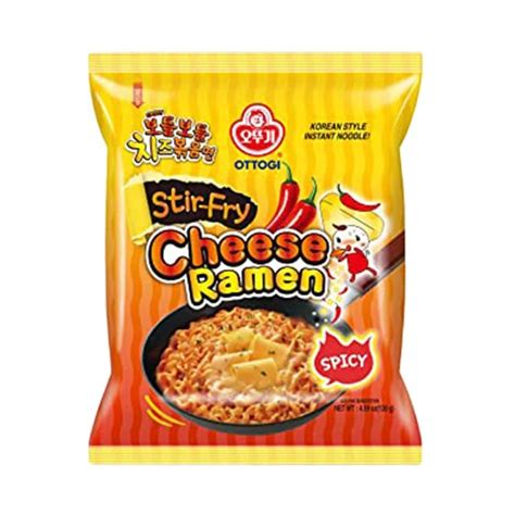 Ottogi Stir Fry Cheese Ramen Spicy 111g Korean Noodles Shopee