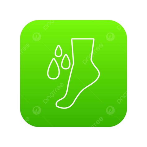 Foot Care Clipart Transparent Background Foot Care Icon Green Vector