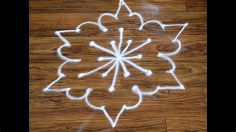 Kolam designs include simple , easy patterns with dots and without for beginners and kids with steps. Simple , Quick and Easy Rangoli / kolam design - 9 by ...