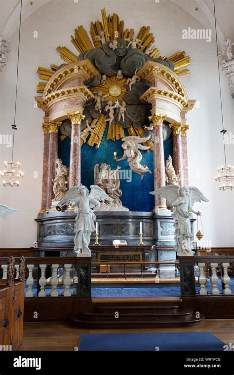 Copenhagen Church Interior Of The Church Of Our Saviour Vor