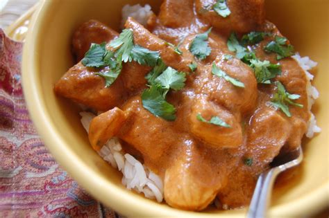 Indian Butter Chicken With Basmati Rice