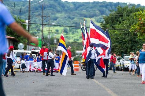Independence Day Parade Costa Rica Editorial Stock Photo Image Of
