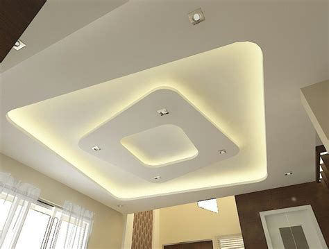 The gypsum board is used for ceilings by attaching them to a wooden ceiling beam using nails or screws and then are finished off. Top 100 Gypsum board false ceiling designs for living room ...