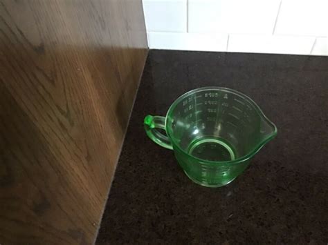 Vintage Green Depression Glass Measuring Cup Cups Antique Price