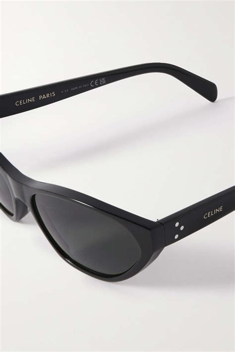 celine eyewear cat eye acetate sunglasses net a porter