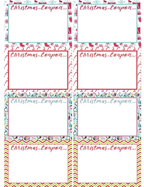 Christmas Coupon Printable New In The Free Printable Library