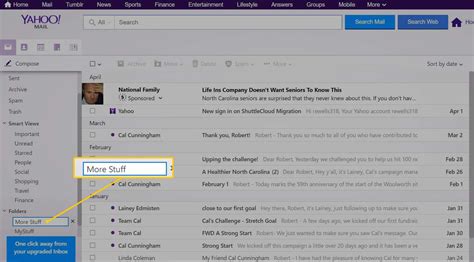 How To Make Yahoo Mail Folders