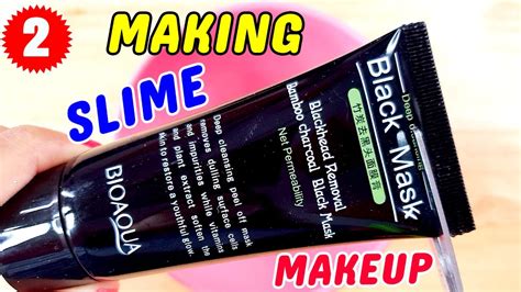Will It Slime Making Slime With Makeup Easy Satisfying Slime Asmr