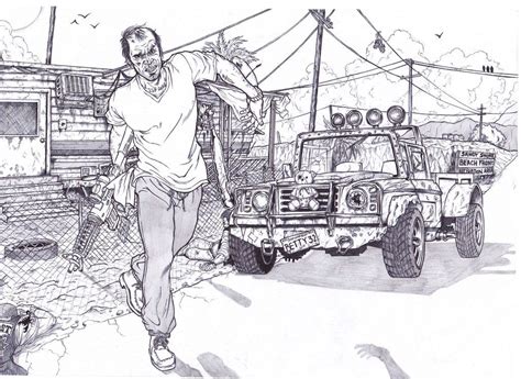 1101 x 1400 jpeg 470 кб. Gta 5 Trevor Philips by BigDadyBear on DeviantArt | Dessin ...