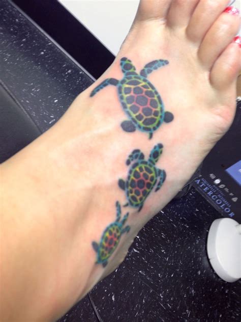 Aggregate Sea Turtle Tattoo On Foot Super Hot In Eteachers