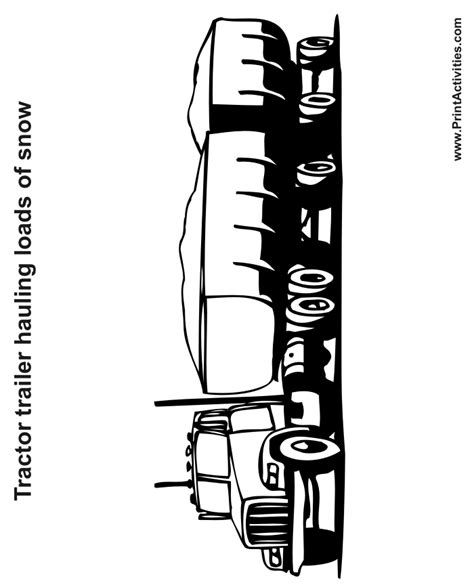 Can the wheels seize up because of an issue with the differential? Tractor Trailer Coloring Page | Free Printable Truck Activity