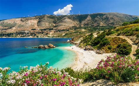 Vouti Beach Kefalonia Island Ionian Islands In Western Greece